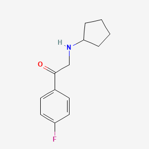 2-(Cyclopentylamino)-1-(4-fluorophenyl)ethanone