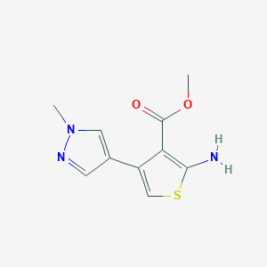 methyl 2-amino-4-(1-methyl-1H-pyrazol-4-yl)thiophene-3-carboxylate