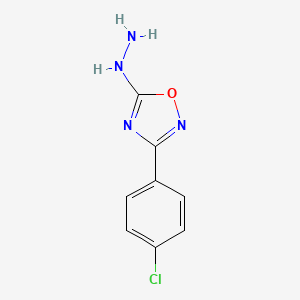 3-(4-Chlorophenyl)-5-hydrazinyl-1,2,4-oxadiazole