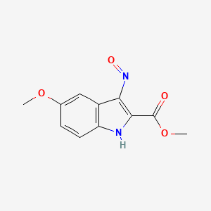 molecular formula C11H10N2O4 B14220372 Methyl 5-methoxy-3-nitroso-1H-indole-2-carboxylate CAS No. 594857-91-7