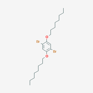 molecular formula C22H36Br2O2 B142204 1,4-Dibromo-2,5-bis(octyloxy)benzene CAS No. 156028-40-9