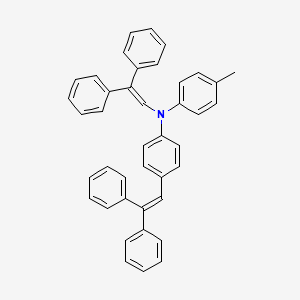 molecular formula C41H33N B14220470 N,4-Bis(2,2-diphenylethenyl)-N-(4-methylphenyl)aniline CAS No. 535925-20-3