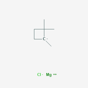 molecular formula C7H13ClMg B14220525 magnesium;1,1,2-trimethylcyclobutane;chloride CAS No. 820222-35-3