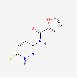 N-(6-mercaptopyridazin-3-yl)furan-2-carboxamide