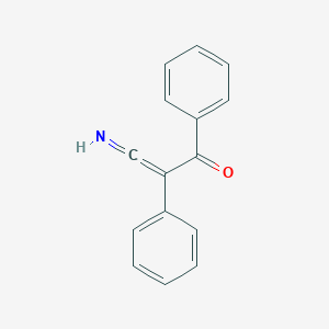 molecular formula C15H11NO B14220533 3-Imino-1,2-diphenylprop-2-en-1-one CAS No. 827613-83-2