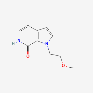 molecular formula C10H12N2O2 B1422069 1-(2-methoxyethyl)-1,6-dihydro-7H-pyrrolo[2,3-c]pyridin-7-one CAS No. 1340857-27-3