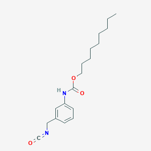 molecular formula C18H26N2O3 B14220754 Nonyl [3-(isocyanatomethyl)phenyl]carbamate CAS No. 823791-08-8