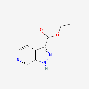 molecular formula C9H9N3O2 B1422076 Ethyl 1H-pyrazolo[3,4-C]pyridine-3-carboxylate CAS No. 1053656-33-9