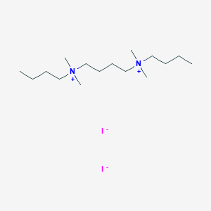 molecular formula C16H38I2N2 B14220786 N~1~,N~4~-Dibutyl-N~1~,N~1~,N~4~,N~4~-tetramethylbutane-1,4-bis(aminium) diiodide CAS No. 825619-81-6