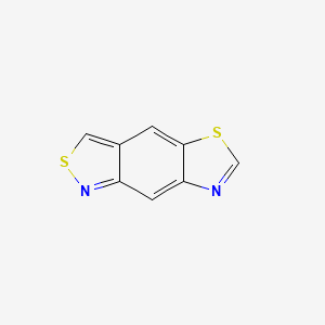 molecular formula C8H4N2S2 B14220822 [1,3]Thiazolo[5,4-f][2,1]benzothiazole CAS No. 535967-21-6