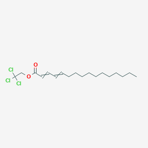 molecular formula C18H29Cl3O2 B14220879 2,2,2-Trichloroethyl hexadeca-2,4-dienoate CAS No. 552336-44-4