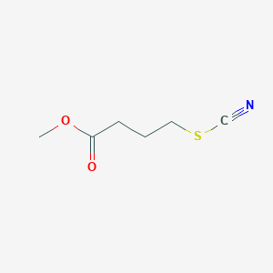 molecular formula C6H9NO2S B1422093 Methyl 4-thiocyanatobutanoate CAS No. 79203-77-3