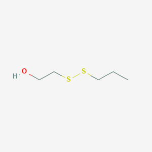 molecular formula C5H12OS2 B14220936 Ethanol, 2-(propyldithio)- CAS No. 823235-29-6
