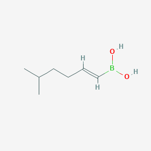 molecular formula C7H15BO2 B1422095 5-Methyl-1-hexenylboronic acid CAS No. 197724-98-4