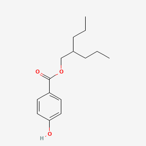 molecular formula C15H22O3 B14220958 2-Propylpentyl 4-hydroxybenzoate CAS No. 817210-89-2