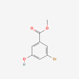 molecular formula C8H7BrO3 B1422104 Methyl 3-bromo-5-hydroxybenzoate CAS No. 192810-12-1
