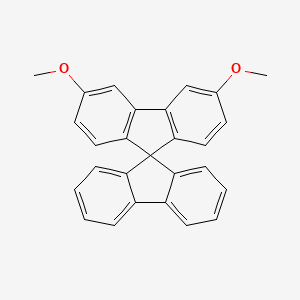 molecular formula C27H20O2 B14221055 3,6-Dimethoxy-9,9'-spirobi[fluorene] CAS No. 824390-50-3