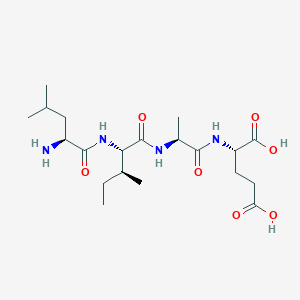 molecular formula C20H36N4O7 B14221102 L-Leucyl-L-isoleucyl-L-alanyl-L-glutamic acid CAS No. 785794-07-2