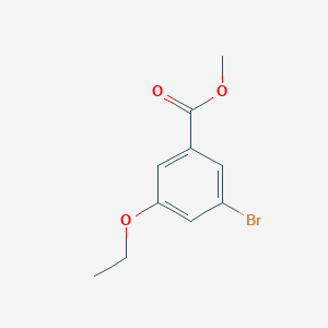 molecular formula C10H11BrO3 B1422111 3-溴-5-乙氧基苯甲酸甲酯 CAS No. 860695-64-3