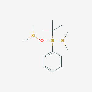 molecular formula C14H26OSi3 B14221136 CID 78068280 