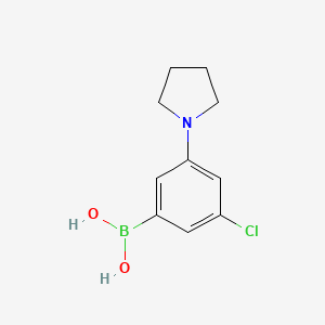3-Chloro-5-(pyrrolidin-1-YL)phenylboronic acid