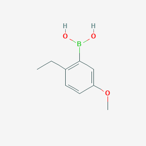molecular formula C9H13BO3 B1422115 (2-Ethyl-5-methoxyphenyl)boronic acid CAS No. 852946-98-6
