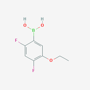 molecular formula C8H9BF2O3 B1422116 (5-乙氧基-2,4-二氟苯基)硼酸 CAS No. 900175-12-4