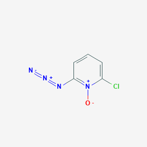 molecular formula C5H3ClN4O B14221203 Pyridine, 2-azido-6-chloro-, 1-oxide CAS No. 827342-88-1