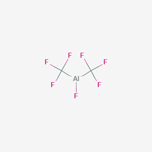 molecular formula C2AlF7 B14221213 Fluoro[bis(trifluoromethyl)]alumane CAS No. 827027-00-9