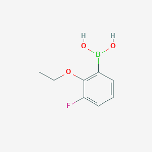 molecular formula C8H10BFO3 B1422122 (2-乙氧基-3-氟苯基)硼酸 CAS No. 1010097-71-8