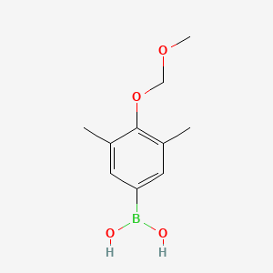 molecular formula C10H15BO4 B1422125 4-(甲氧基甲氧基)-3,5-二甲基苯硼酸 CAS No. 223128-32-3