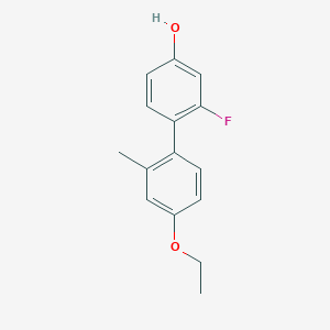 4-(4-Ethoxy-2-methylphenyl)-3-fluorophenol