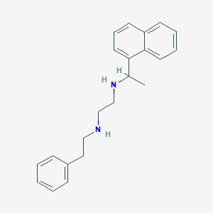 molecular formula C22H26N2 B14221357 N~1~-[1-(Naphthalen-1-yl)ethyl]-N~2~-(2-phenylethyl)ethane-1,2-diamine CAS No. 627523-23-3