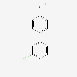 molecular formula C13H11ClO B1422136 4-(3-氯-4-甲基苯基)苯酚 CAS No. 191724-14-8
