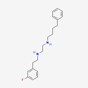 molecular formula C20H27FN2 B14221408 N'-[2-(3-fluorophenyl)ethyl]-N-(4-phenylbutyl)ethane-1,2-diamine CAS No. 627525-80-8
