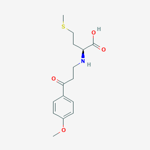 molecular formula C15H21NO4S B14221413 N-[3-(4-Methoxyphenyl)-3-oxopropyl]-L-methionine CAS No. 828250-23-3