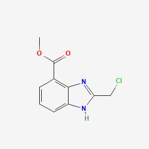 Methyl 2-(chloromethyl)-1H-benzo[d]imidazole-7-carboxylate