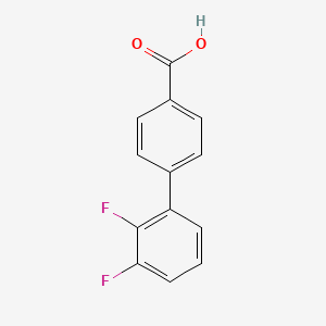 molecular formula C13H8F2O2 B1422153 4-(2,3-Difluorophenyl)benzoic acid CAS No. 505082-93-9
