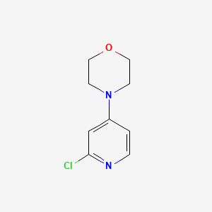 molecular formula C9H11ClN2O B1422156 4-(2-氯吡啶-4-基)吗啉 CAS No. 937202-67-0