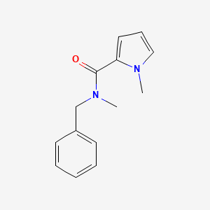 molecular formula C14H16N2O B14221598 N-Benzyl-N,1-dimethylpyrrole-2-carboxamide CAS No. 504434-05-3