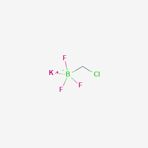 molecular formula CH2BClF3K B1422162 Potassium chloromethyltrifluoroborate CAS No. 1279123-64-6