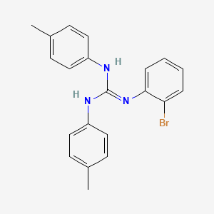 molecular formula C21H20BrN3 B14221624 N''-(2-Bromophenyl)-N,N'-bis(4-methylphenyl)guanidine CAS No. 566188-90-7