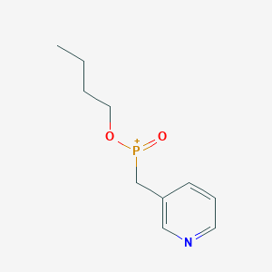 molecular formula C10H15NO2P+ B14221650 Phosphinic acid, (3-pyridinylmethyl)-, butyl ester CAS No. 821009-75-0