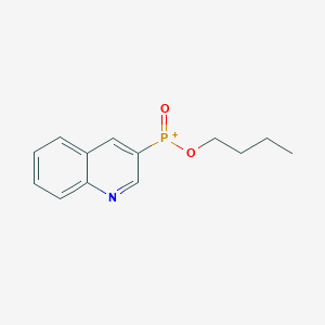 molecular formula C13H15NO2P+ B14221718 Phosphinic acid, 3-quinolinyl-, butyl ester CAS No. 821009-69-2