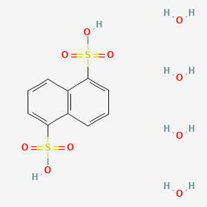 molecular formula C10H16O10S2 B1422173 1,5-Naphthalenedisulfonic acid tetrahydrate CAS No. 211366-30-2