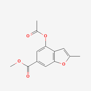 Methyl 4-acetoxy-2-methylbenzofuran-6-carboxylate