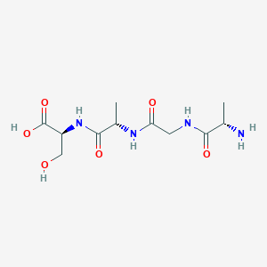 molecular formula C11H20N4O6 B14221859 L-Alanylglycyl-L-alanyl-L-serine CAS No. 798540-53-1