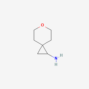 molecular formula C7H13NO B1422194 6-Oxaspiro[2.5]octan-1-amine CAS No. 1250756-65-0