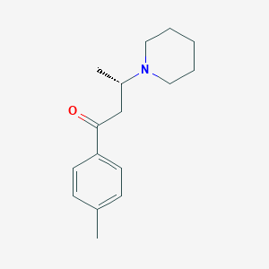 molecular formula C16H23NO B14221946 (3S)-1-(4-Methylphenyl)-3-(piperidin-1-yl)butan-1-one CAS No. 824977-86-8