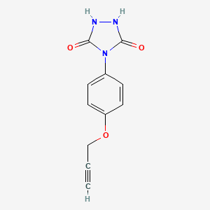 molecular formula C11H9N3O3 B1422195 PTAD-Alkyne CAS No. 1313211-51-6